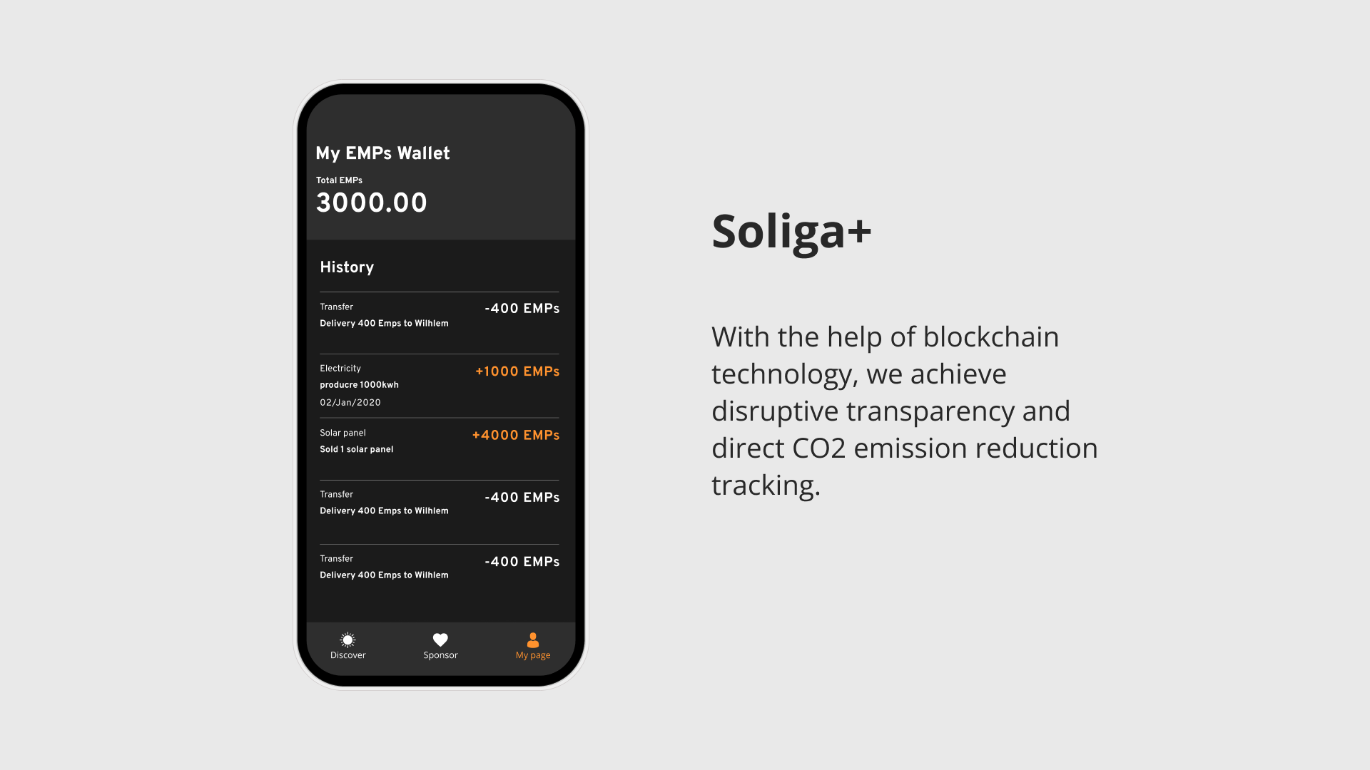 Solar Panel App product screen 2